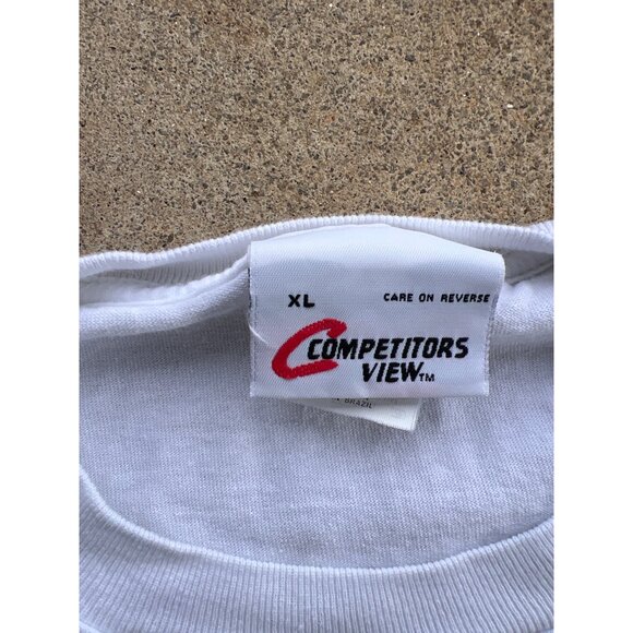 Vintage Jeff Gordon NASCAR Graphic T-Shirt XL Competitors View White H3 - Picture 3 of 5